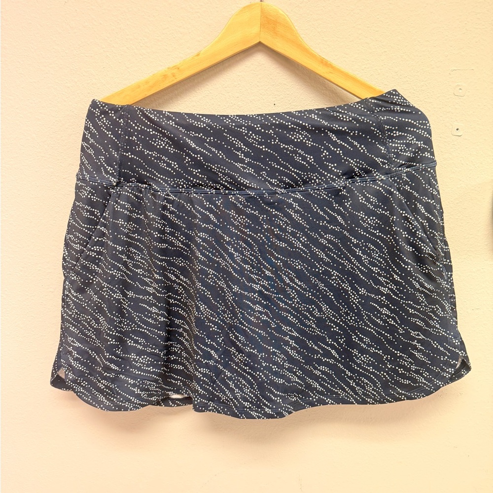 Puma Dark Blue Skirt with White Pattern